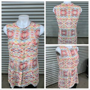 Cabi size small colorful sleeveless top